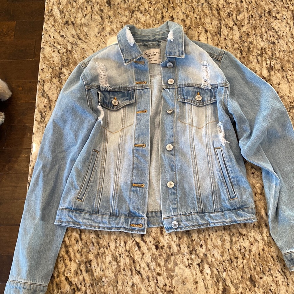 Jean jacket never worn kids